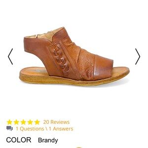 Gently worn Miz Mooz sandal   Size 37